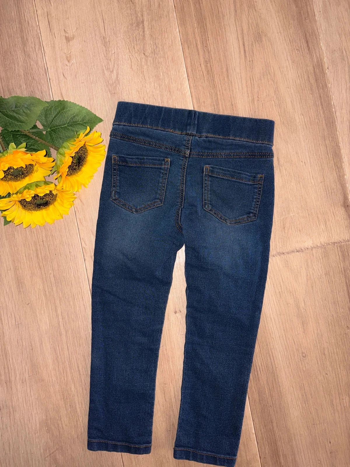 Blue leggings jeans FPC size 3 years – photo 2